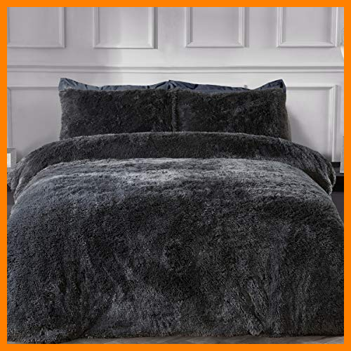【 Mejor precio en oferta de 】✔️ Sleepdown 5056242754626 Juego edredón y Fundas de Almohada (Forro Polar, 220 x 260 cm), Color Gris, Poliéster, Matrimonio Grande