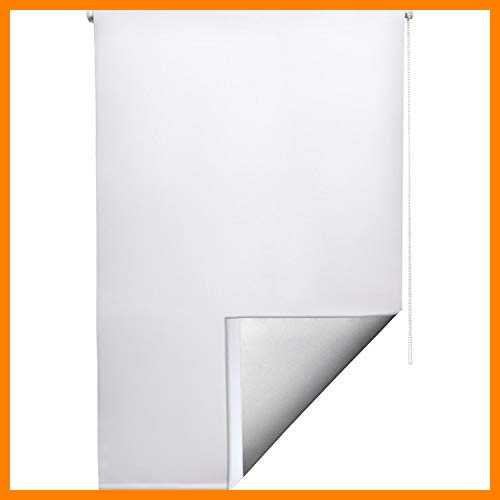 【 Mejor precio en oferta de 】✔️ Sol Royal Sol Reflect T42 Persiana térmica Opaca Estor/Cortina Enrollable KLEMMFIX fijación fácil 80 x 220 cm Blanco