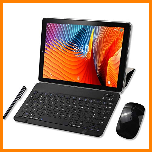 【 Mejor precio en oferta de 】✔️ Tablet 10 Pulgadas YOTOPT, 4GB de RAM y 64 GB de Memoria, Android 9.0 Dobles SIM y TF, GPS WiFi Soporte (Negro)
