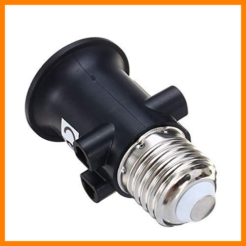 【 Mejor precio en oferta de 】✔️ MZY1188 Convertidor de Adaptador de Tornillo de luz LED AC100-240V 4A E27 Enchufe de la UE Soporte de lámpara de iluminación Adaptador de Bombilla Tornillo de Base Convertidor de Enchufe de luz