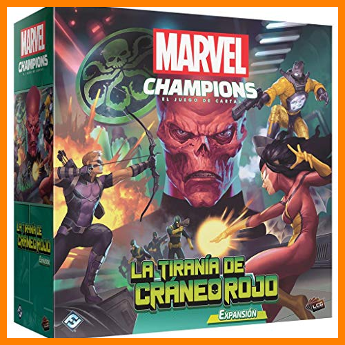【 Mejor precio en oferta de 】✔️ Marvel Champions - La Tiranía de Cráneo Rojo