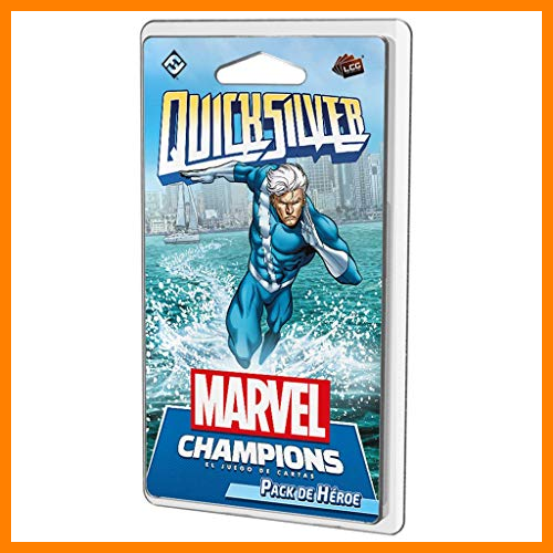 【 Mejor precio en oferta de 】✔️ Marvel Champions - Quicksilver - Pack de Heroe en español