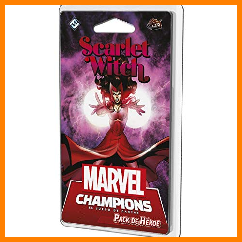 【 Mejor precio en oferta de 】✔️ Marvel Champions - Bruja Escarlata - Pack de Heroe en español