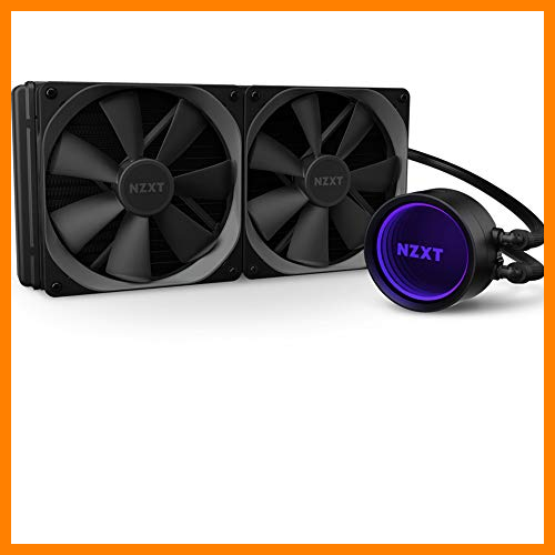 【 Mejor precio en oferta de 】✔️ NZXT Kraken X63 Gen 3 280 mm - RL-KRX63-01 - Refrigerador Líquido de CPU AIO RGB - Diseño de Espejo Giratorio Infinito - Alimentado por CAM V4 - Ventiladores de Radiador Aer P 140 mm (2 Incluidos)