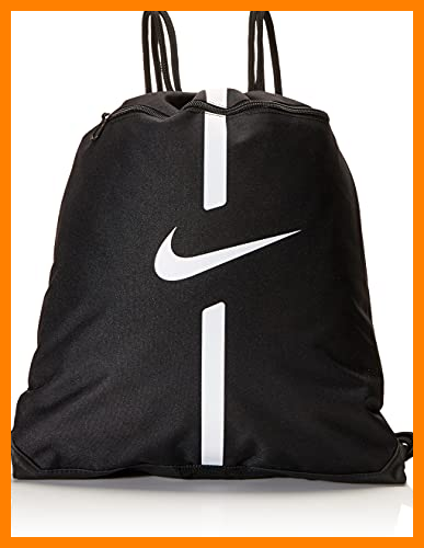 【 Mejor precio en oferta de 】✔️ NIKE Academy Gymsack Mochila, Unisex Adulto, Negro/Negro/Blanco, MISC