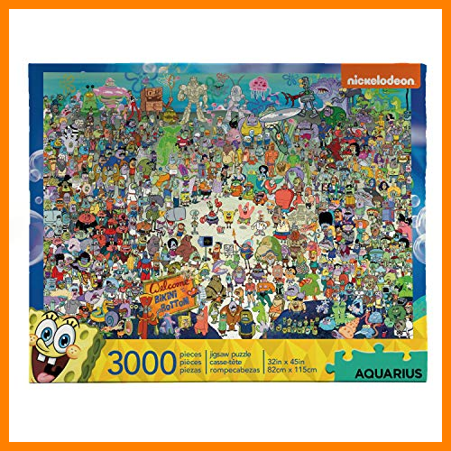 【 Mejor precio en oferta de 】✔️ Nickelodeon Spongebob Squarepants 3000 Piece Jigsaw Puzzle