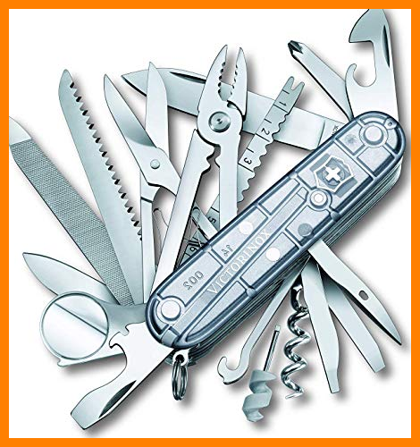 【 Mejor precio en oferta de 】✔️ Victorinox Navaja de Oficial, Swisschamp, Silvertech