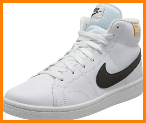 【 Mejor precio en oferta de 】✔️ Nike Court Royale 2 Mid, Sneaker Hombre, White/Black-White Onyx, 44 EU