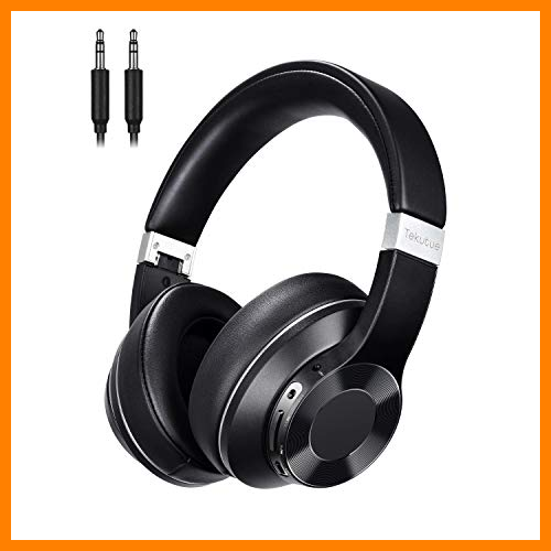 【 Mejor precio en oferta de 】✔️ Auriculares Inalámbricos Diadema con Cancelación de Ruido Activa, Tekutue Plegables Cascos Bluetooth 5.0, Alta fidelidad Estéreo, 30Hrs de Reproducción, CVC8.0 Mic, para Androide/iOS/PC
