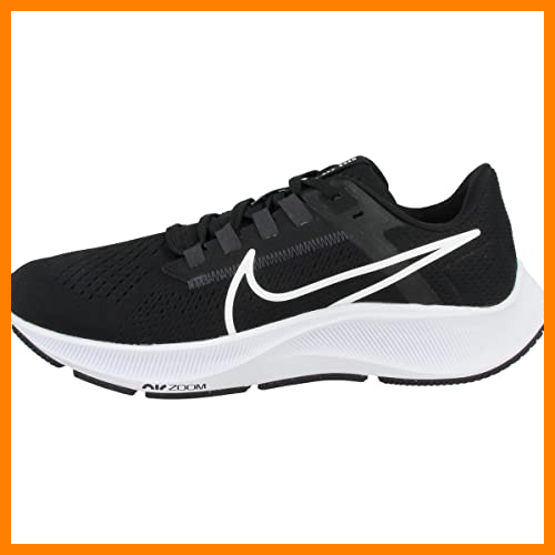 【 Mejor precio en oferta de 】✔️ Nike Air Zoom Pegasus 38, Zapatos para Correr Mujer, Black/White-Anthracite-Volt, 44 EU