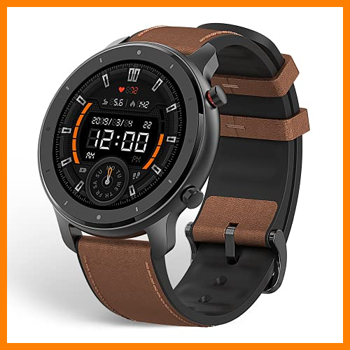 【 Mejor precio en oferta de 】✔️ Amazfit GTR 47mm Reloj Inteligente Smartwatch Deportivo AMOLED de 1.39",GPS + GLONASS integrado ,Frecuencia cardíaca Continua de 24 Horas, Larga duración de batería,12 Deportes Diferentes