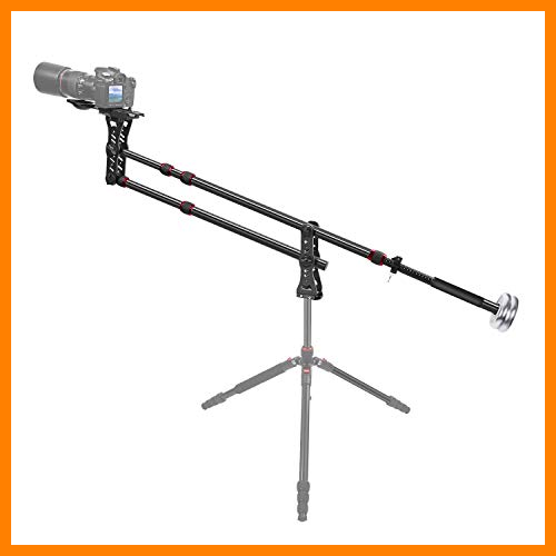 【 Mejor precio en oferta de 】✔️ Neewer 177cm Jib Brazo Aleación de Aluminio Cámara Grúa con Placa de Zapata Rápida de 1/4 y 3/8 pulgadas, Contrapeso para Cámaras Video DSLR, Capacidad Carga hasta 8 kg