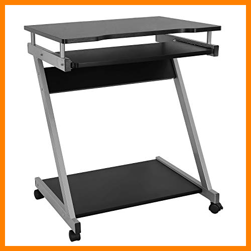 【 Mejor precio en oferta de 】✔️ VASAGLE Escritorio de la Computadora, Mesa de Ordenador en Forma de Z, Escritorio para Hogar o Oficina, Negro LCD811B