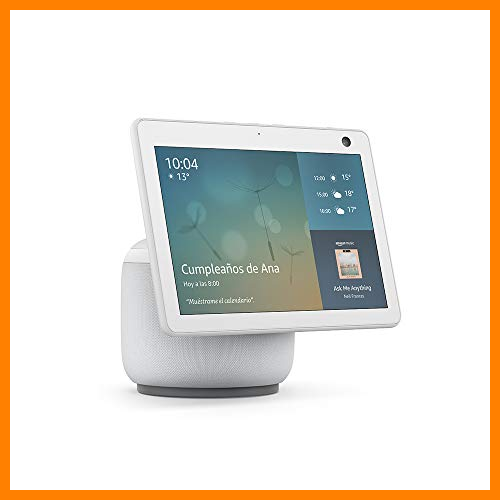 【 Mejor precio en oferta de 】✔️ Nuevo Echo Show 10 (3.ª generación) | Pantalla inteligente HD con movimiento y Alexa, Blanco