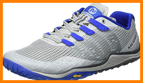 【 Mejor precio en oferta de 】✔️ Merrell Trail Glove 5, Cross Trainer Hombre, Gris (Grey/Cobalt), 43 EU