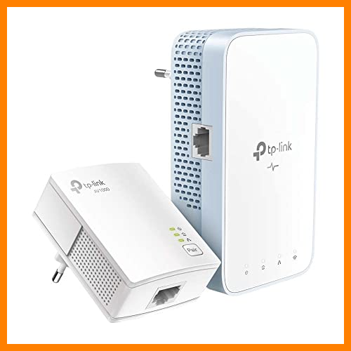 【 Mejor precio en oferta de 】✔️ TP-Link TL-WPA7517 Kit Powerline WiFi, PLC, AV1000 Mbps, 750 Mbps en WiFi ,Doble Banda, 1 Puerto Gigabit, Plug and Play, HomePlug AV2