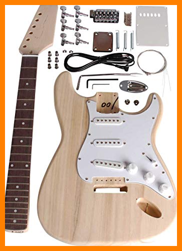 【 Mejor precio en oferta de 】✔️ Beaton DIY-ST-11 Guitarra eléctrica - Proyecto"Strat"