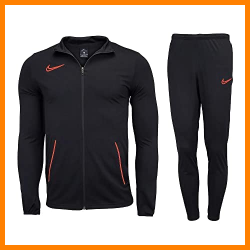 【 Mejor precio en oferta de 】✔️ NIKE Dry Fit Academy 21 Juego de Pantalones, Negro/Bright Crimson/Bright CR, S para Hombre