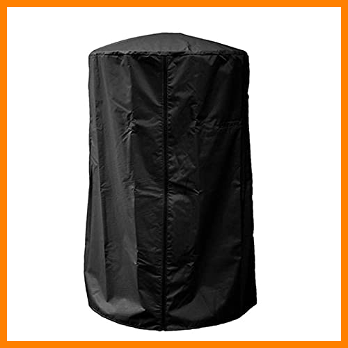 【 Mejor precio en oferta de 】✔️ AYLYHD Jardín Patio Cubierta del Calentador, Funda para Muebles Impermeable Impermeable con Cremallera Tela Oxford 210D Exterior Protector de Cubierta Antipolvo (Color : Negro, Size : 61x96.5cm)