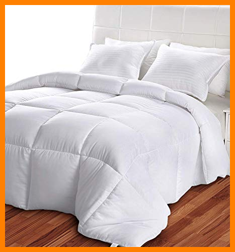 【 Mejor precio en oferta de 】✔️ Utopia Bedding- Edredón de Fibra 135x200 cm - Primavera-Verano - Fibra Hueca Siliconada, 540 gramo - Blanco (Cama 80)