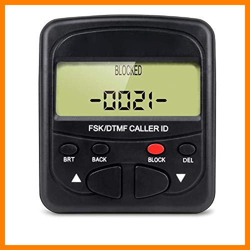 【 Mejor precio en oferta de 】✔️ telpal bloqueador de llamadas pantalla para teléfono fijo con capacidad de 1500 Número bloque robocalls, Telemarketing llamadas, basura faxes y todas las llamadas Spam