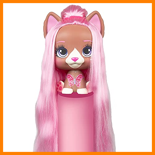 【 Mejor precio en oferta de 】✔️ VIP PETS Mega VIP Pet Nyla | Busto muñeca para peinar con pelo extra largo 40cm y tiza de pelo con 30 Accesorios | Regalo y juguete ideal para niñas y niños de +3 años