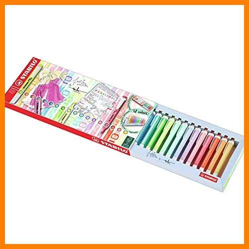 【 Mejor precio en oferta de 】✔️ STABILO - Marcador swing cool, Set de mesa Fashion Edition con 18 colores