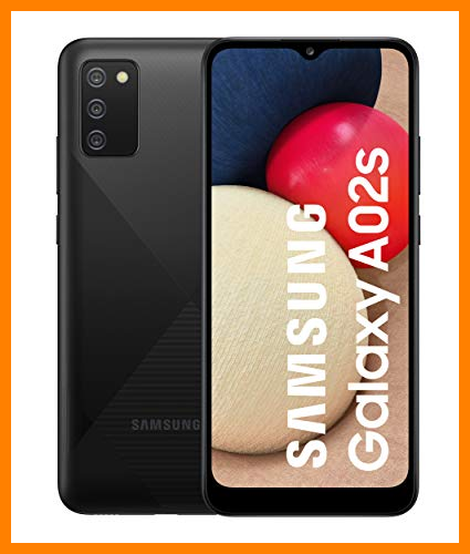 【 Mejor precio en oferta de 】✔️ Smartphone Samsung Galaxy A02s 4G de 6,5 Pulgadas con Pantalla Infinity-V HD + 3 GB de RAM 32 GB de Memoria Interna Ampliable batería de 5000 mAh y Carga rápida + Negro (Versión ES)