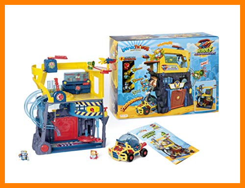 【 Mejor precio en oferta de 】✔️ SuperThings Rivals of Kaboom - Cuartel General Superhéroes (PSTSP112IN40) con Mr King