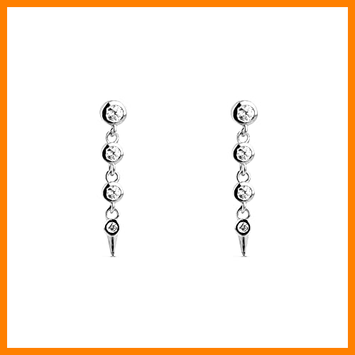 【 Mejor precio en oferta de 】✔️ SINGULARU ® - Pendientes Ali Stars Plata - Joyas mujer
