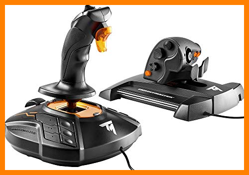 【 Mejor precio en oferta de 】✔️ Thrustmaster T.16000M FCS HOTAS - Joystick PC, Tecnología de precisión magnética H.E.A.R.T. + Mando de potencia TWCS (Thrustmaster Weapon Control System) con tecnología S.M.A.R.T