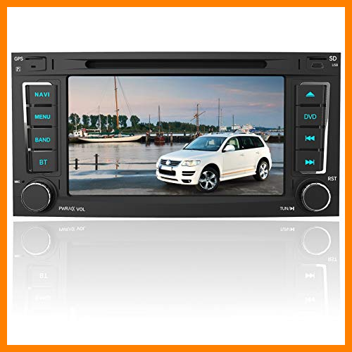 【 Mejor precio en oferta de 】✔️ AWESAFE Radio Coche 7 Pulgadas con Pantalla Táctil 2 DIN para Volkswagen, Autoradio para VW Touareg 2004-2011 Transporter T5 Multivan 2004-2009, Ademite GPS/USB/SD/CD DVD/Bluetooth/Mandos del Volante