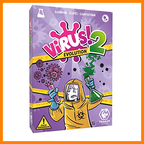 【 Mejor precio en oferta de 】✔️ Tranjis Games - VIRUS! 2 Evolution (Expansión) - Juego de cartas (TRG-12evo)