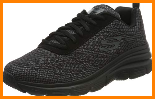 【 Mejor precio en oferta de 】✔️ Skechers Fashion Fit Bold Boundaries, Zapatillas para Correr Mujer, Black Mesh, 39 EU