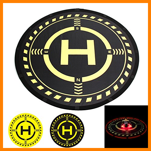 【 Mejor precio en oferta de 】✔️ O'woda Drone Landing Pad Ambos Lados Disponible Soft Plegable Pad 70CM RC Aircraft Accesorios para dji Mavic Mini / Mini SE / Air 2S / Mavic Air 2 / Pro / Spark / Phantom 3/4 FIMI X8SE/ Mavic Mini 2