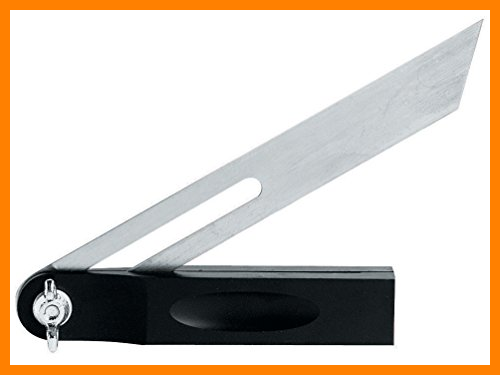 【 Mejor precio en oferta de 】✔️ Stanley Falsa escuadra 200mm 0-46-825, Negro, Acero Inoxidable