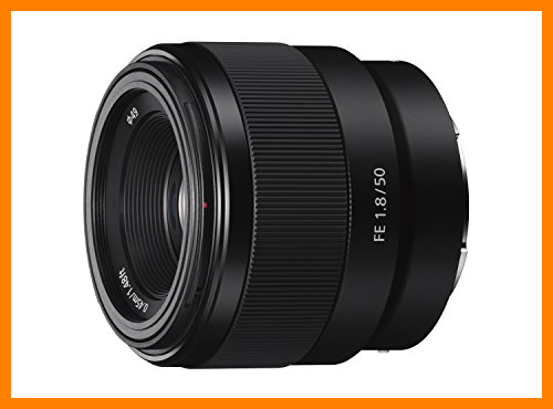 【 Mejor precio en oferta de 】✔️ Sony SEL50F18F.SYX Objetivo Fijo (FE 50 mm, F1.8), Negro, solo Objetivo