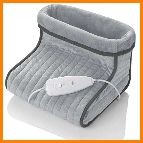 【 Mejor precio en oferta de 】✔️ Medisana FWS - Calientapiés , Calefacción Eléctrica para Pies, 6 Niveles de Temperatura, Desconexión Automática, Protección contra Sobrecalentamiento, Lavable, Talla de Zapatos hasta 46