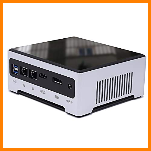 【 Mejor precio en oferta de 】✔️ Mini PC de Escritorio, Quad Core i7 7820HK Windows 10 Mini computadora, 16GB DDR4 / 512GB SSD, 4K 60Hz, Gigabit Ethernet, HDMI, DP, M.2 Wi-Fi, BT 4.2, computadora de Escritorio para Juegos