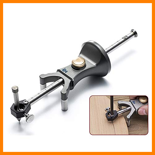 【 Mejor precio en oferta de 】✔️ Mulcort lineal Herramienta de líneas paralelas Scriber de doble propósito para carpintería de arco lineal