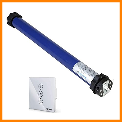 【 Mejor precio en oferta de 】✔️ MATISMO Motor persiana wifi para eje de 60 mm - Motor tubular cableado e Interruptor con wifi