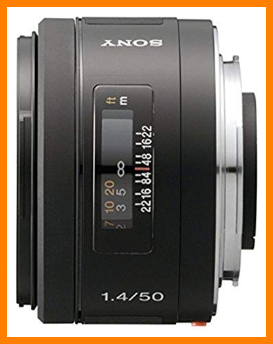 【 Mejor precio en oferta de 】✔️ Sony SAL50F14 - Objetivo para Sony (Distancia Focal Fija 50mm, Apertura f/1.4-22, diámetro: 55mm) Negro