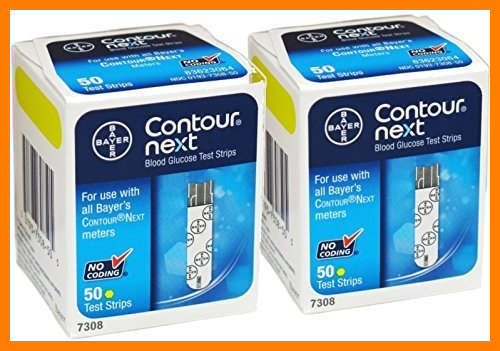 【 Mejor precio en oferta de 】✔️ Bayer Contour Next, 100 Strips by Contour-Next