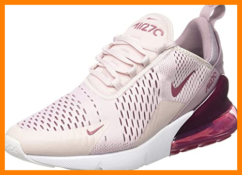 【 Mejor precio en oferta de 】✔️ Nike W Air MAX 270, Zapatillas para Correr Mujer, Barely Rose Vintage Wine Elemental Rose White, 36 EU