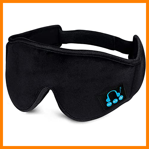 【 Mejor precio en oferta de 】✔️ Antifaz para dormir 3D con auriculares bluetooth para escuchar música o ruido blanco.