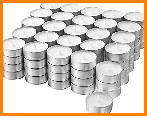 【 Mejor precio en oferta de 】✔️ Oceano Velas de Te Blancas Sin Perfume tealights (100)