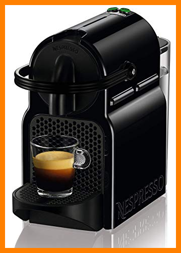 【 Mejor precio en oferta de 】✔️ Nespresso De'Longhi Inissia EN80.B - Cafetera monodosis de cápsulas Nespresso, 19 bares, apagado automático, color negro, Incluye pack de bienvenida con 14 cápsulas