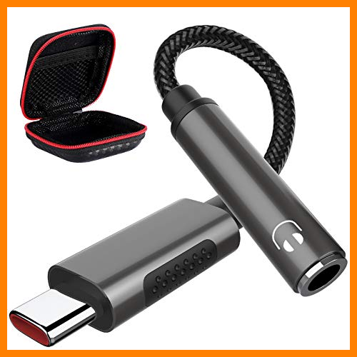【 Mejor precio en oferta de 】✔️ TITACUTE Adaptador USB Tipo C a Jack 3,5mm USB C Jack Auriculares Audio Adaptadores Compatible con iPad Pro 11/12.9 2021/2020/iPad Air 4 Samsung S21 S20 FE Huawei P40 P30 Pro OnePlus 9 9 Pro Nord 8T