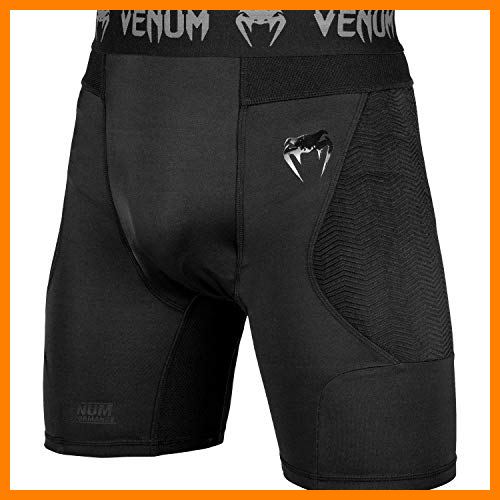【 Mejor precio en oferta de 】✔️ Venum G-Fit Pantalones Cortos De Compresión, Hombre, Negro, L