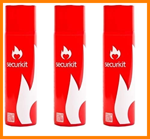 【 Mejor precio en oferta de 】✔️ OFERTA LIOQUIDACIÓN PACK AHORRO -50%!!(PVP 71,85€) PACK 3 SPRAY EXTINTOR 500gr para casa. LOTE CAD. 10/2023-Especial para fuegos de aceite en cocina.